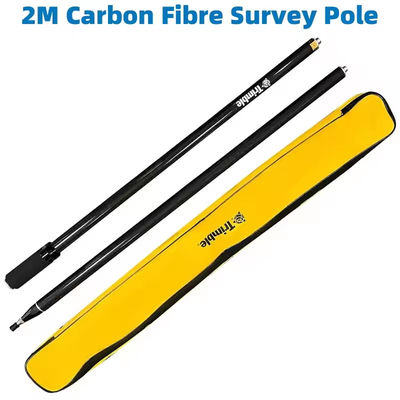 Beli New GPS RTK 2M Carbon Fiber Survey Poles GPS Surveying dengan 2 Bagian dengan Trimble Universal Prism GPS Pole Centering Roc pembuatan online