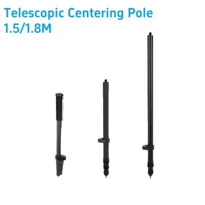 1.5M 1.8M Telescopic Centering Pole Portable RTK GPS Surveying Rod Aluminium Alloy Berat Ringan 1PCS