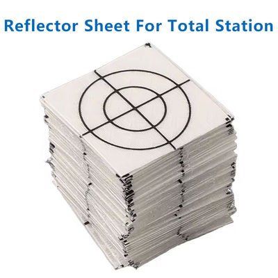 100Pcs Ukuran 20/30/40/50/60MM lembar reflektor Untuk LeicCa Total Stasiun Survei Geografi Putih Target lembar reflektif Sticker