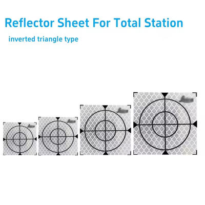 100Pcs Ukuran 20/30/40/50/60MM lembar reflektor Untuk LeicCa Total Stasiun Survei Geografi Putih Target lembar reflektif Sticker