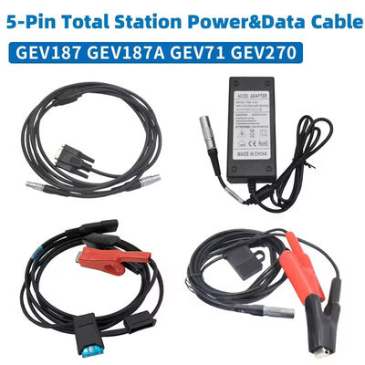Adaptor kabel 5 pin Y untuk menghubungkan Leica TS/TM60/50/30 Total Station ke PC dan Power