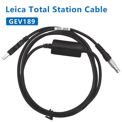 GEV189 734700 Kabel Pengunduhan Data USB Aksesoris Esensial untuk Leica Survey Total Station 0.B 5 Pin