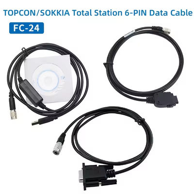 Kabel data FC-24USB untuk TOPCON SOKKIA Total Stasiun ES/OS/PS Ke PC (Win8/10) 6 Pin