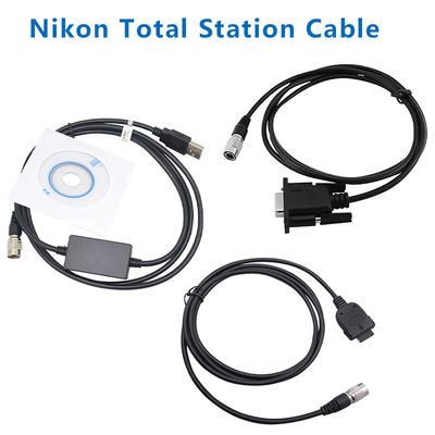 6 PIN USB RS232 PDA Interface Data Download Cable untuk Nikon Survey Total Station DTM532/452/330 Kabel Transfer Data