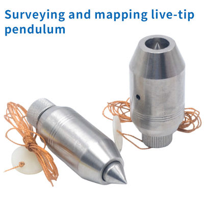 Presisi tinggi stainless steel Plumb Bob untuk akurasi vertikal penyelarasan Surveying dan pemetaan Plumb Bob Tip bergerak