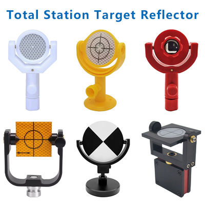 Total Stasiun Target Reflector Reflector Plate Reflector Sticker 45 derajat Angle Reflector Prisma Reflector Rotating Magnetic