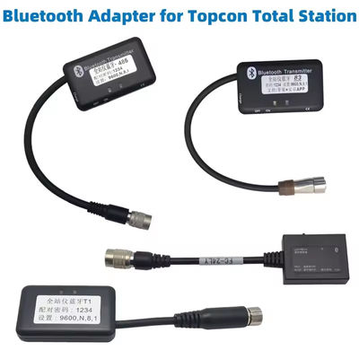 Adaptor Bluetooth untuk TOP CON Total Station 6 Pin 6 Hole dengan Charger dan kabel Sistem Android dan iOS