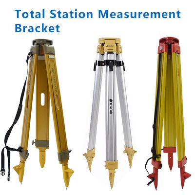 Kayu Tripod LEIcca GST20-9-FCT GEOMAX TOP CON Aluminium Alloy Solid Total Stasiun Survei dan Survei Bracket