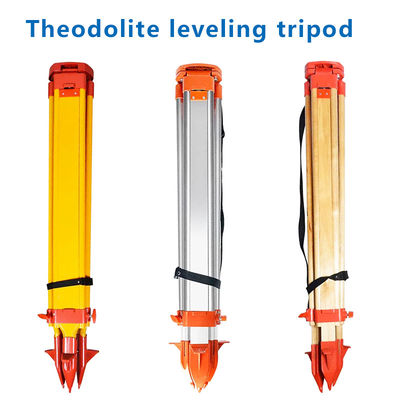 Kayu Tripod Aluminium Alloy Solid Leveling Station Theodolite Surveying Bracket