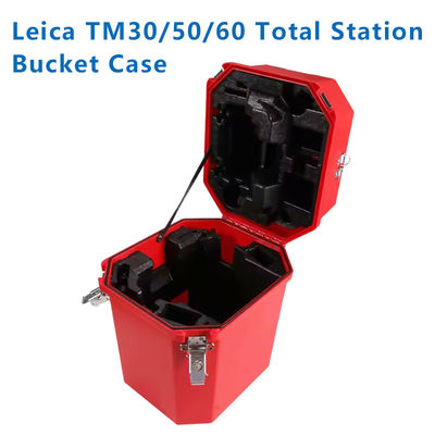 RED Plastik Cayyring Case Hard untuk Lei Co membawa kotak untuk Lei Ca Total Station TM30 TM50 TM60 TS60