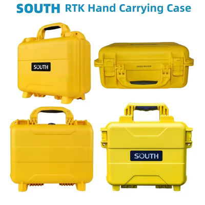 Kasus keras plastik kuning baru untuk instrumen survei Selatan RTK Hand Carrying Case Instrument Box