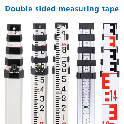 Tower Ruler Measuring Ruler Double Side Telescopic Ruler 3m 5m 7m Dikental Tower Ruler dengan Blister Tower Ruler