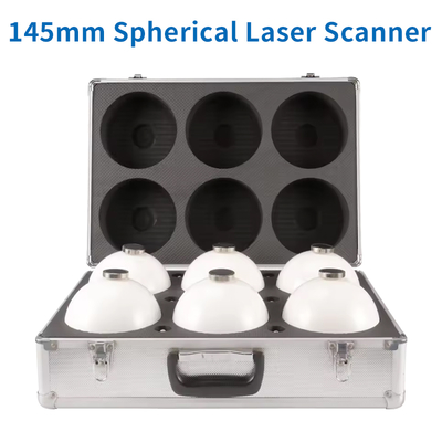Diameter 145mm, Scanner Spheres Laser Scanner Reference Sphere dengan Hard Case untuk Surveying