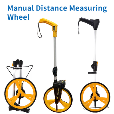 Roda Pengukuran Jarak Manual Tampilan Digital Pengukuran Jalan Elektronik Roda Pengukuran Mekanis Roller