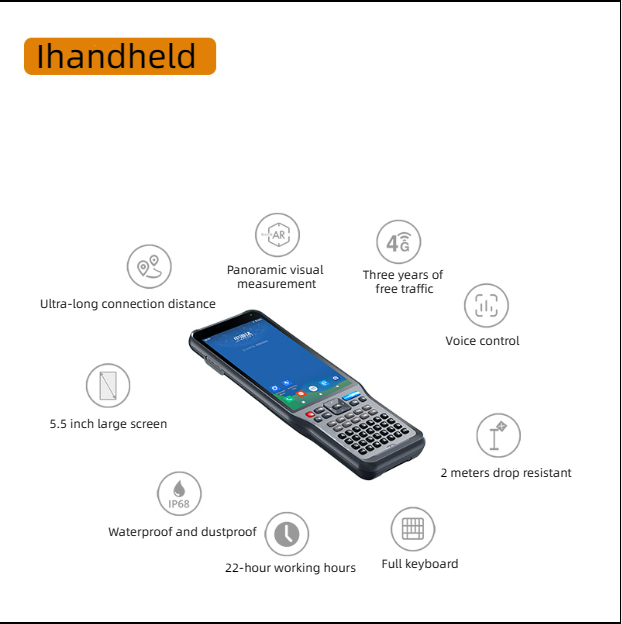 RTK Pengukur GNSS GIS Pengumpul Data Hi-Target IHAND55 Pengendali GPS 2